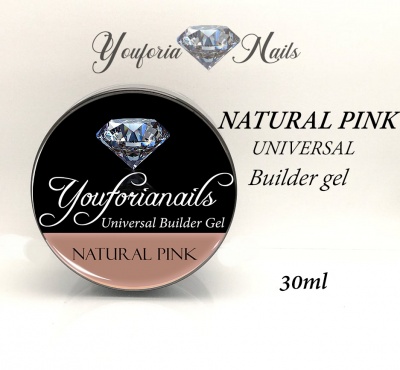 Universal Builder Gel Natural Pink 30ml