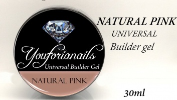 Universal Builder Gel Natural Pink 30ml