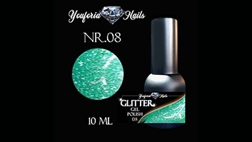 Glitter Gel Polish Nr.08 10ml