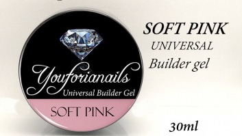 Universal Builder Gel Soft Pink 30ml
