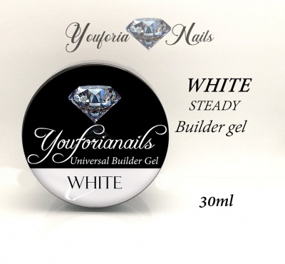 Steady Builder Gel White 30ml