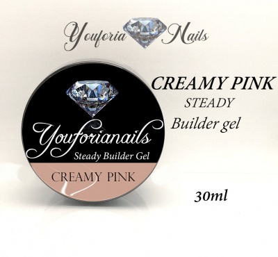 Steady Creamy Pink Builder Gel 30ml