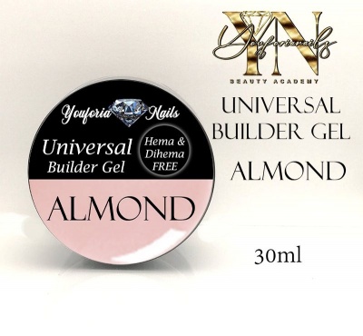 Universal Builder Gel Almond Hema DiHema Free 30ml