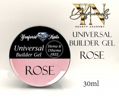 Universal Builder Gel Rose Hema DiHema Free 30ml