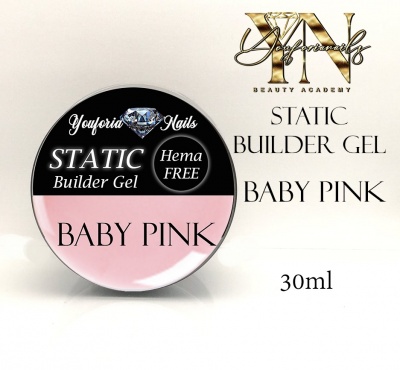 Static Builder Gel Baby Pink 30ml
