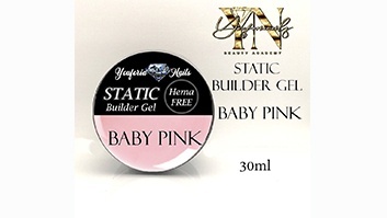 Static Builder Gel Baby Pink 30ml
